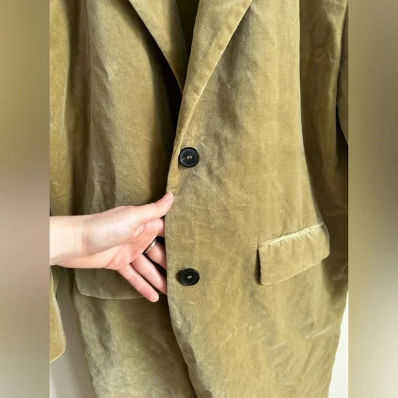 ZARA VELVET COAT ZW COLLECTION - Picture 12 of 16